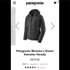 Women’s Black Patagonia jacket